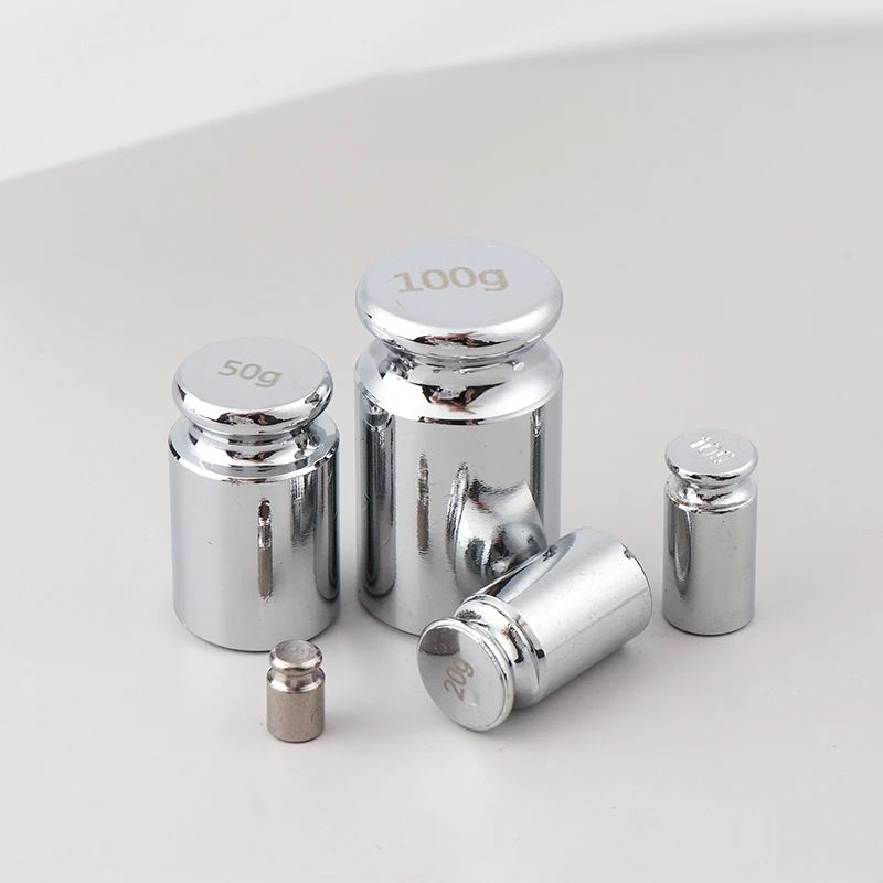 Precision Digital Calibration Weight Set with Chrome Plating for Home and Educational Use