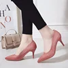 Sexy Elegant Women's Fashion Shoes Leopard Print Fashion Pointed Toe High Heels 8.5cm Sandals Chaussure Femme 2023 4