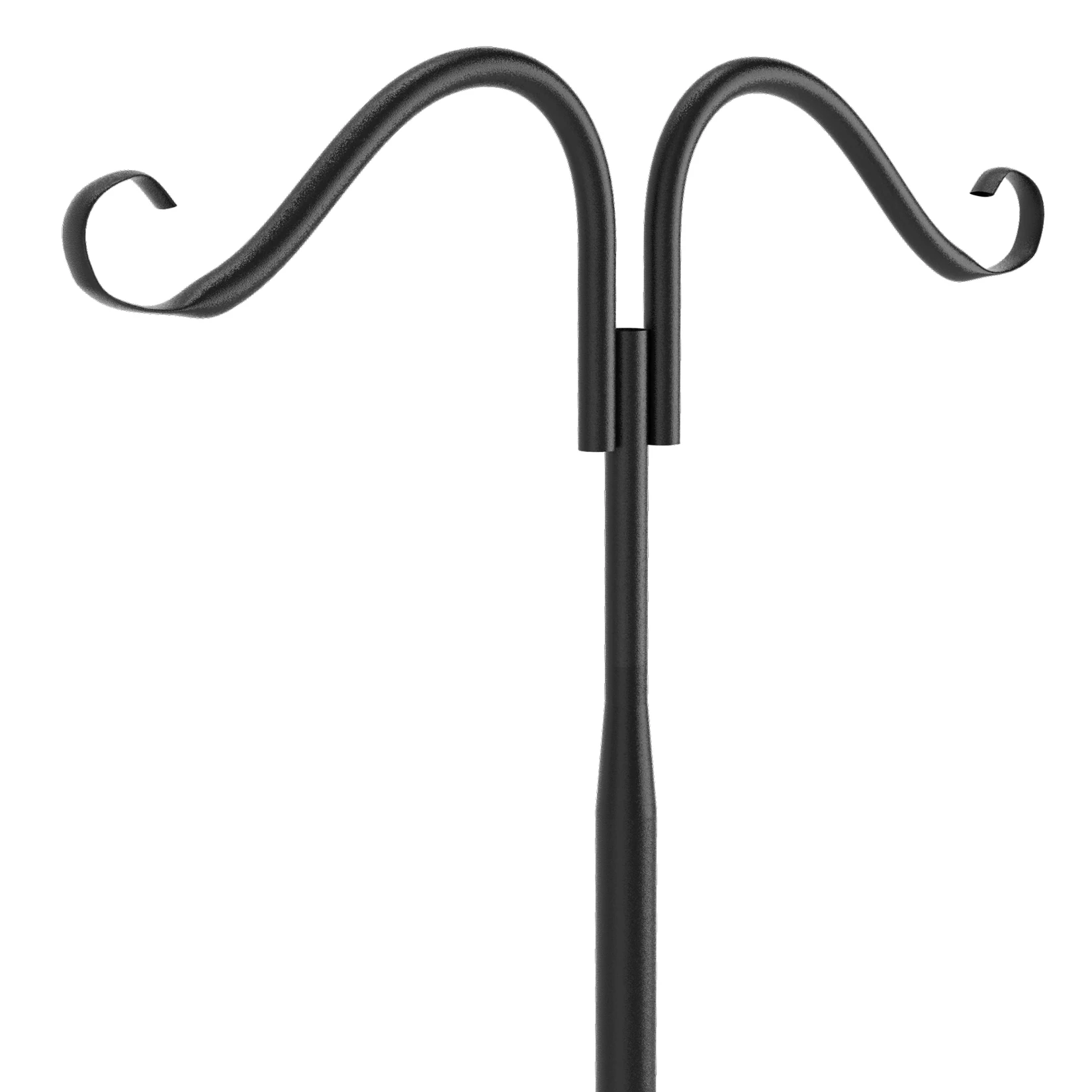 Pali per luci a corda, 2 supporti per illuminazione da giardino, dispositivi in metallo, supporto esterno in ferro resistente, per prato, giardino, patio, illuminazione del cortile, 300 cm