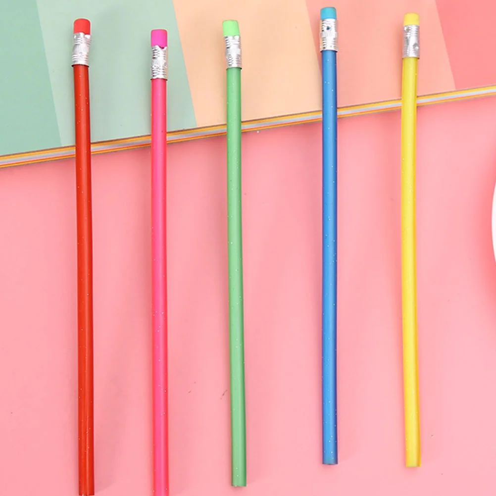 20 Pcs Stocking Stuffers Students Soft Flexible Pencils Novelty Gift Gifts Cool Fun Bendable Kids Taste Constantly Folding 2