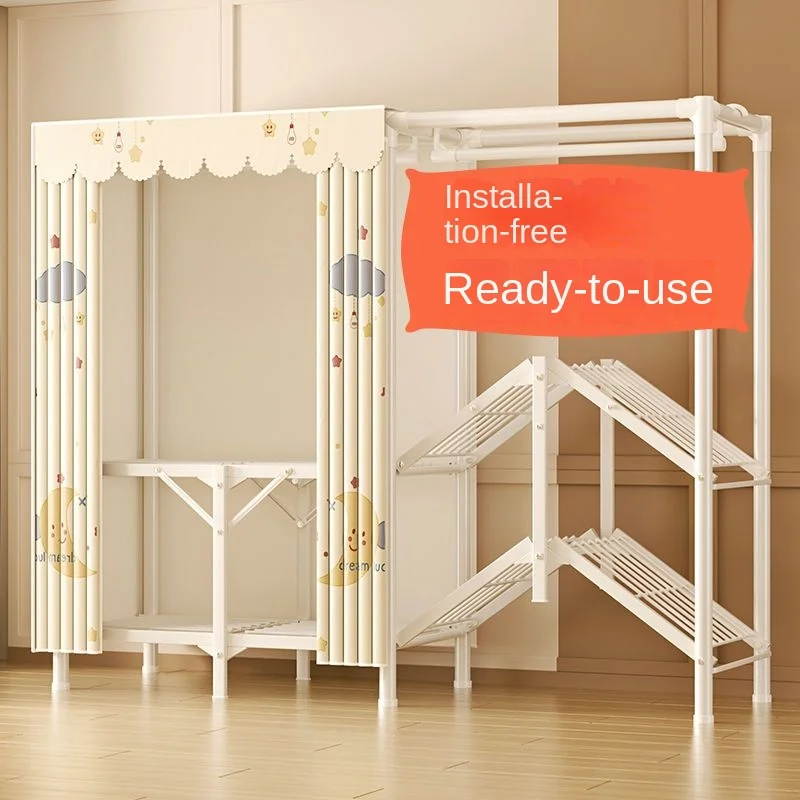 Wardrobe Folding Cloth Wardrobe Household Bedroom Installationfree