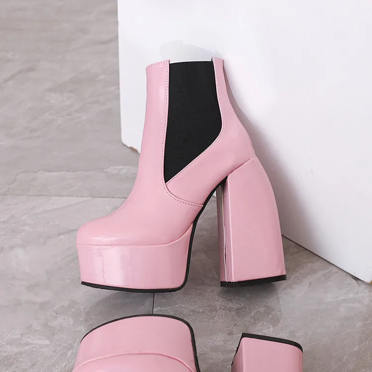 Size 34-48 New Autumn Winter Mixed Colors Waterproof Platform