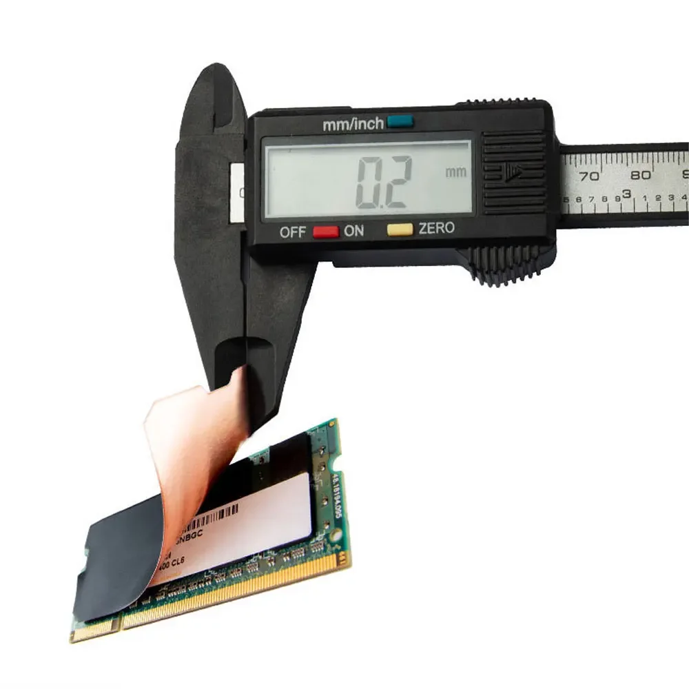 Ultra-thin Laptop Memory Heat Sink DDR5 DDR4 DDR3 RAM HeatSink Cooler Pure Copper Cooling Patch Thin Graphene Heat Dissipation