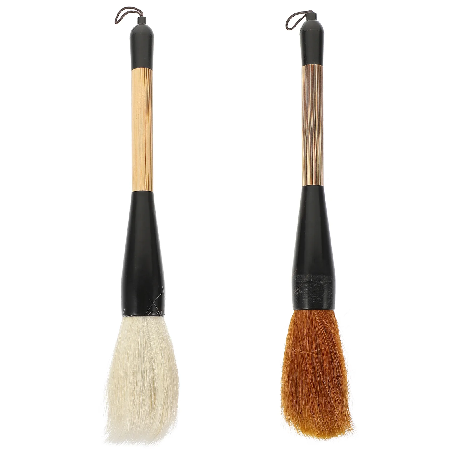 

Кисточка для письма и каллиграфии, 2 шт., большая китайская живопись, традиционная бамбуковая ручка, рисование «сделай сам» для студентов и студентов