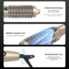 3 In 1 Ionic Hair Curler Straightener Professional Curling Iron Heated Hair Styling Brush Anti-Scald Thermal Brush Curl Wand 5