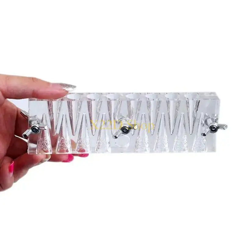 X22D Incense Tower Making Mold Acrylic Transparent Incense Cone Make Molds