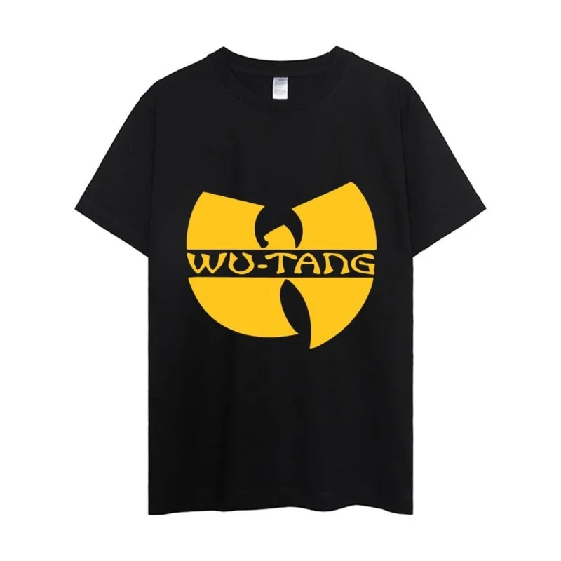 

Футболка Wu-T-Tangs Clan, женская комбинированная одежда для пары, модная Мужская хлопковая футболка с коротким рукавом и воротником