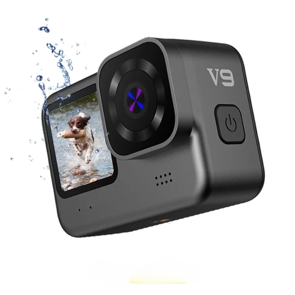 2025 New 4K60FPS WiFi Anti-shake Action Camera Go with Remote Control Screen Waterproof Sport Pro Drive Recorder Waterproof Mini 2