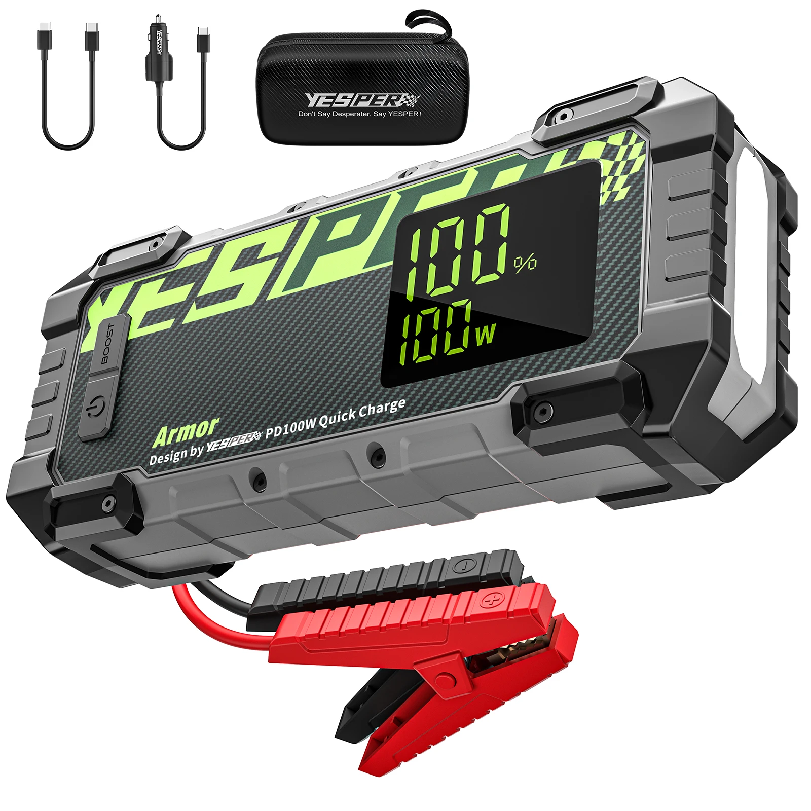 YESPER 4000A B ARMOR EVA – جهاز تشغيل سيارات ثقيل...