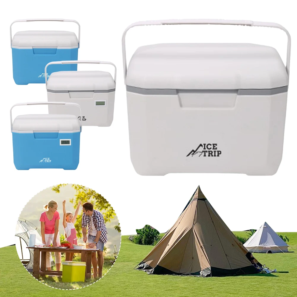 6L Portable Cool Box Large Capacity Insulated Freezer Multifunction Insulated Portable Cooler Long-Lasting for Fresh-Keeping