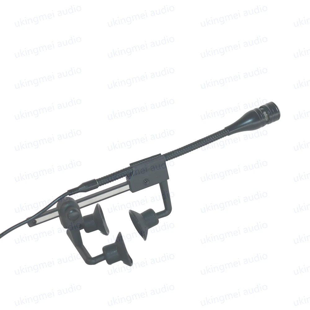 Instrument Microphone for Violin Acoustic Guitar with Scalable Adjustment Clamp Cardioid Microphone TA4F for Shure Transmitter