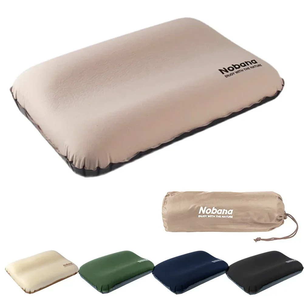 Camping Pillow Self Inflating Pillow 3D Ultralight High-resilience Memory Foam Outdoor Travel Automatic Inflatable