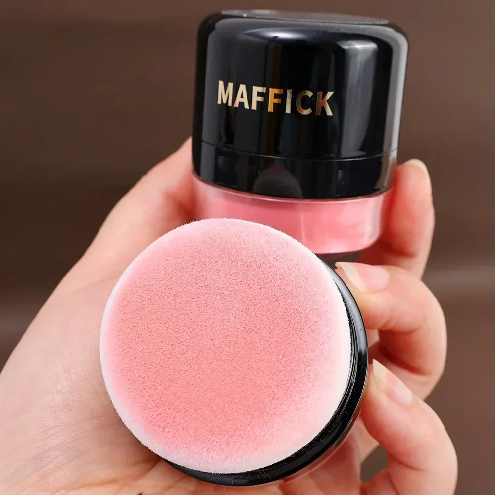 Matte Blush Mushroom Head Lazy Air Cushion Blush Waterproof Lasting Blusher Palette Cheek Contour Natural Cheek Tint Cosmetics 3