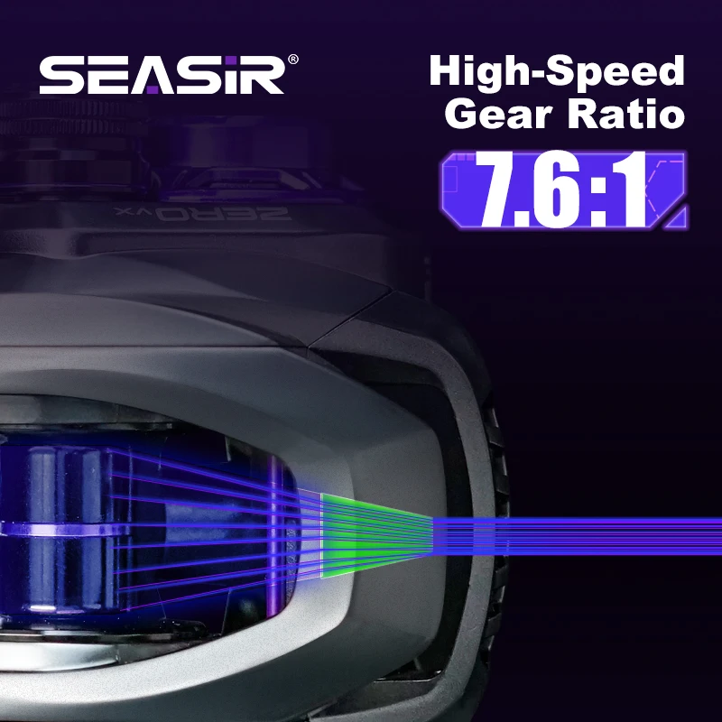 Seasir ZERO-VX 133g BFS Baitcasting Fishing Reel Ultralight
