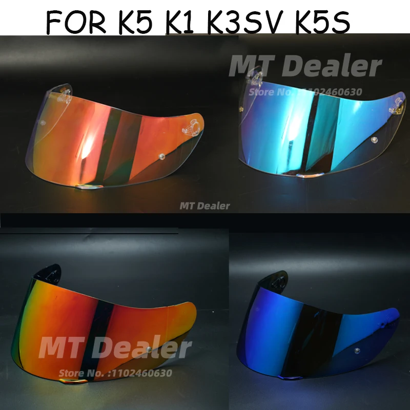 

For AGV K5 K5S K5-S K3SV K1 K1S Compact ST Motorcycle Helmet Visor Lens Shield Glasses Full face Pin Accesorios Para Moto Casque