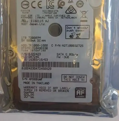 For HTS721010A9E630 1T 2 5 inch SATA 7200 RPM PMR vertical laptop hard drive