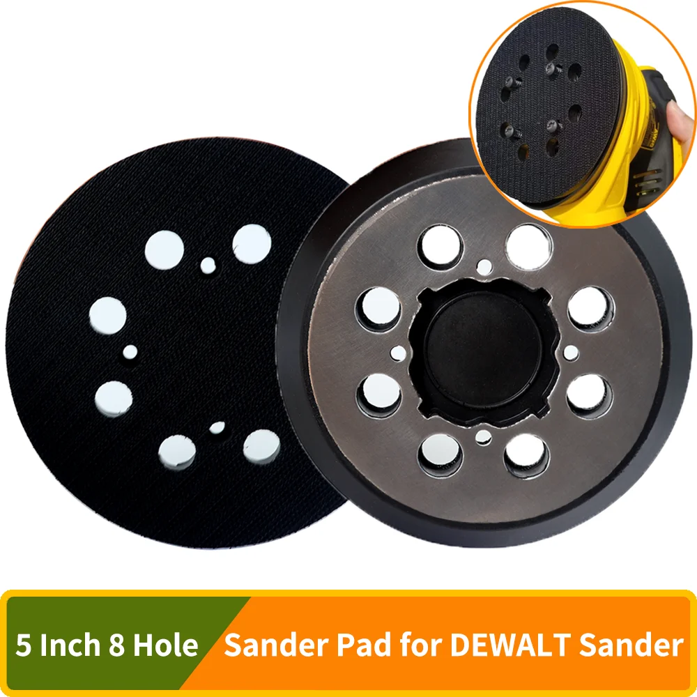 5Inch8HoleHookLoopReplacementSandingPad125mmRandomOrbital