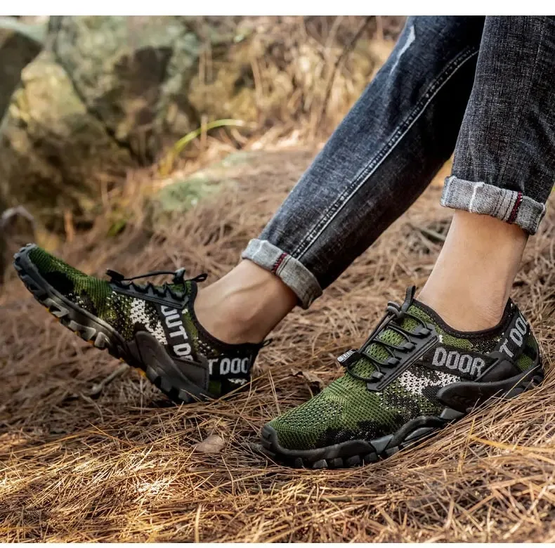 Neue Herrenschuhe, fliegendes gewebtes Mesh, sportlich, atmungsaktiv, leicht, lässig, Sport, Laufen, weiche Sohle, Reiseschuhe, Sneakers, cremefarbene Schuhe – Detail 27