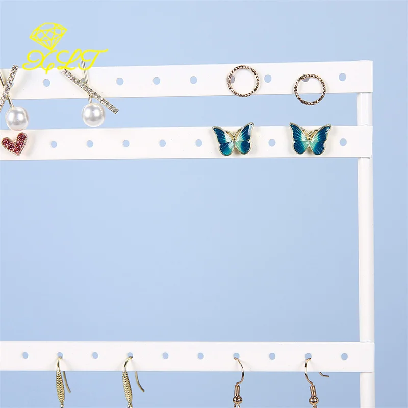 110 Holes Stud Earrings Display Rack Metal Jewelry Stand Holder Earring Showcase Organizers Packaging Display Wholesale