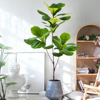 Artificial Fiddle Leaf Ficus Plant – 77–135cm (53.1in) 1