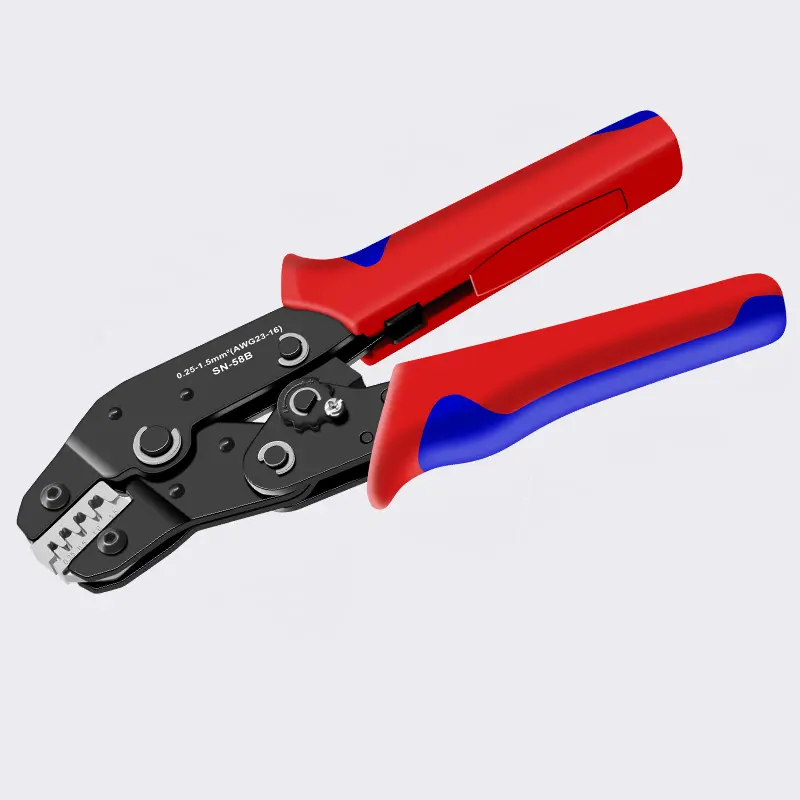 SN-58B 0.25-1.5MM², AWG24-16 Non-insulated Crimper for Dupont Jumper Wire EPS PCIE SATA PINS MOLEX JST Terminals Crimping Plier image 7