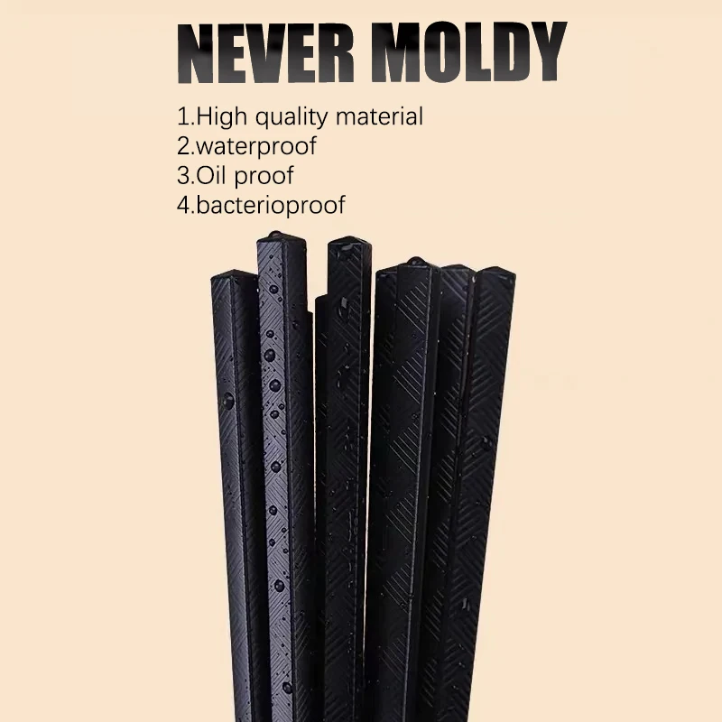 1 Pairs Alloy Chinese Chopsticks Food Japanese Sushi Sticks Reusable Non Slip Dishwasher Safe Bamboo Shape Food Grade Chopsticks