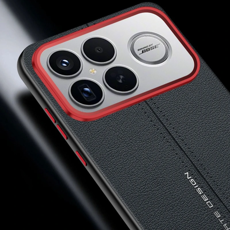 Luxury PU Leather Shockproof Phone Case - ELVEV Anti-fall Bumper Cover