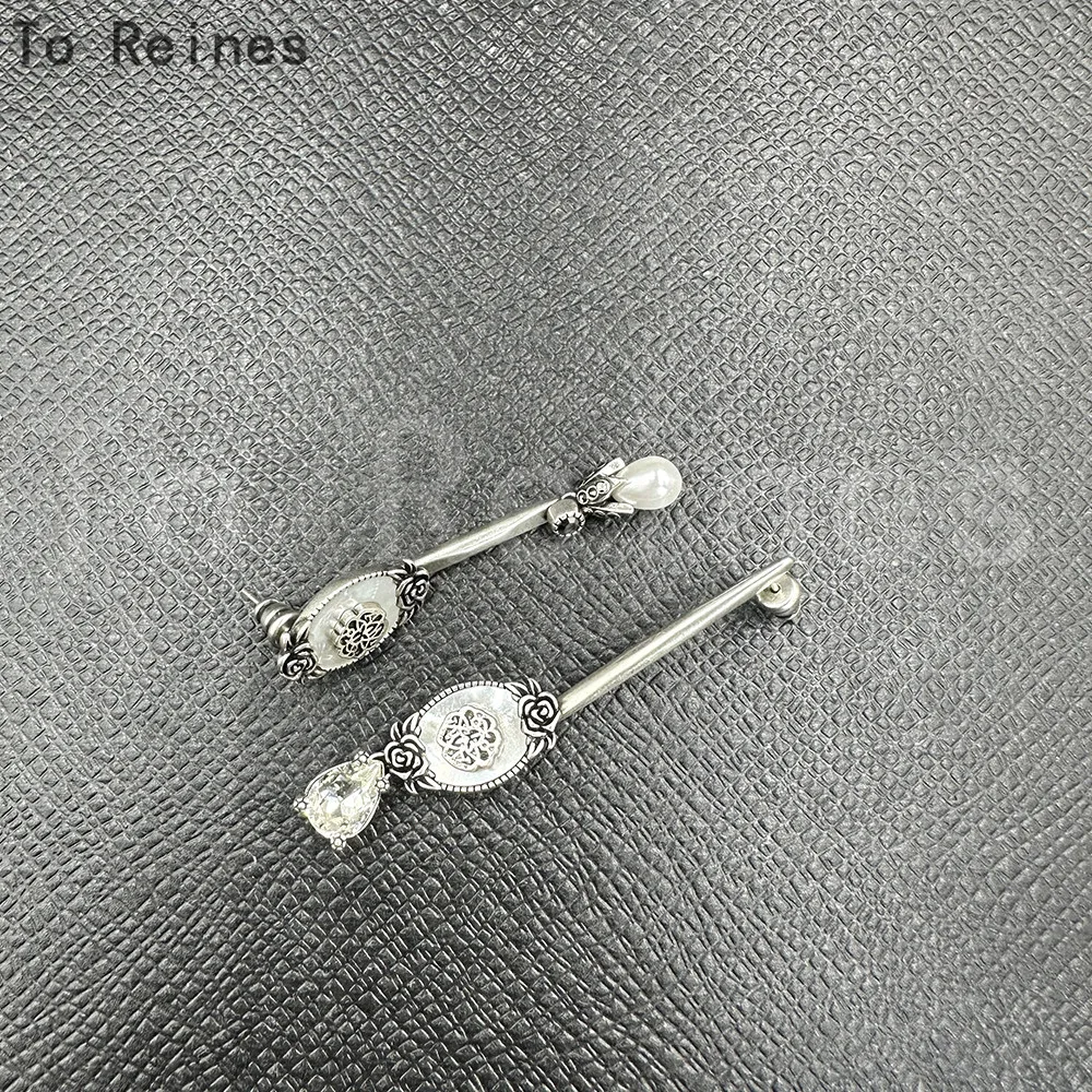 

To Reines Original Design Asymmetrical Dangle Earrings Cool Special Jewelry High Quality Silver Color Drop Earrings For Women
