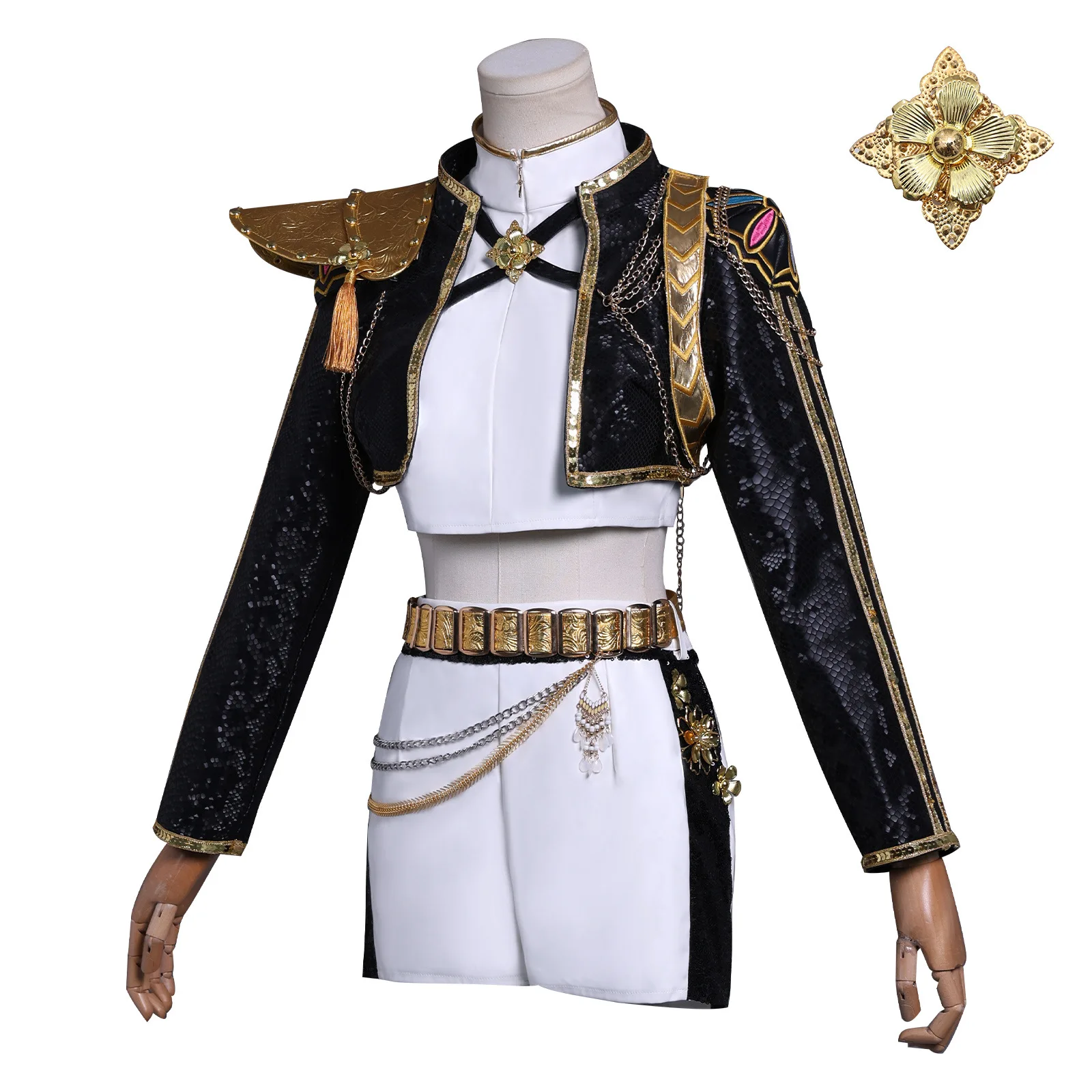 Rumi Costume Cosplay Anime KPop Rum Costume Parrucca Donna Ragazza Uniforme Natale Halloween Adulto Festa per bambini Invia urgente - immagine 2