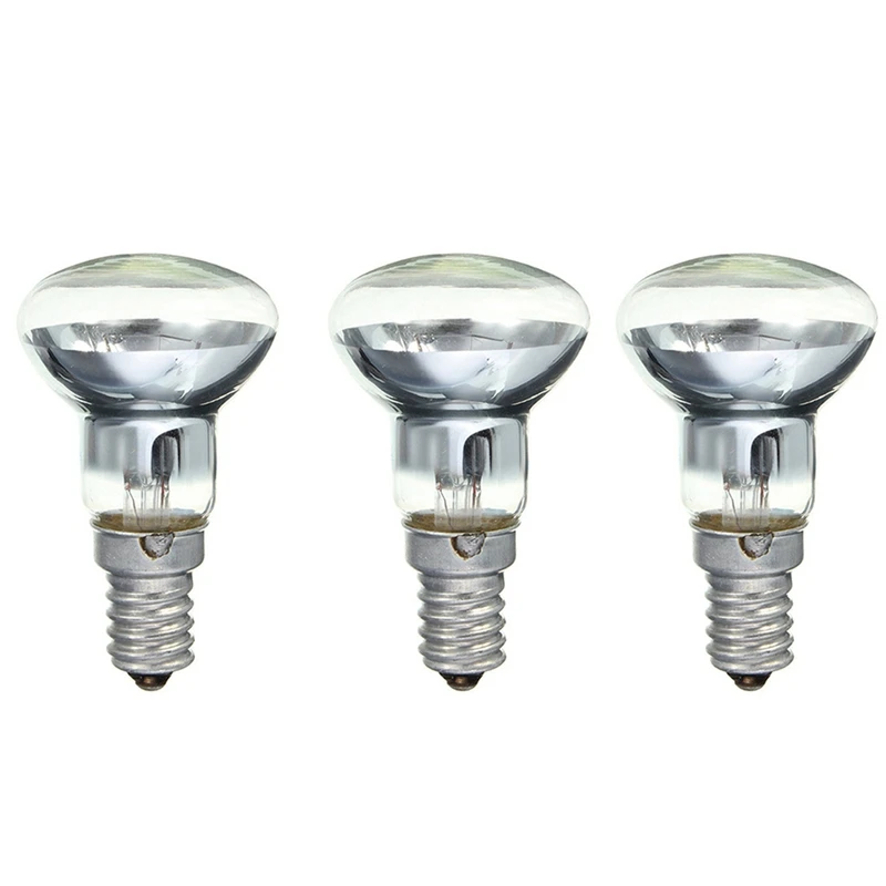 

Replacement Lava Lamp E14 R39 30W Spotlight Screw In Light Bulb Clear Reflector Spot Light Bulbs Lava Incandescent 3Pcs