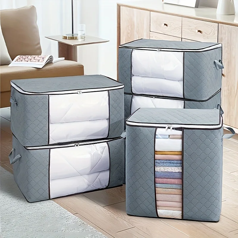 Extra Large Handle Storage Bag - Portable Clothing and Quilt Organizing with...