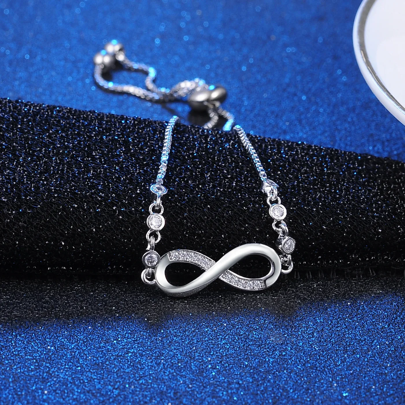 Rhinestone Infinity Bracelet Men's Women's Jewelry bracelet jewelry