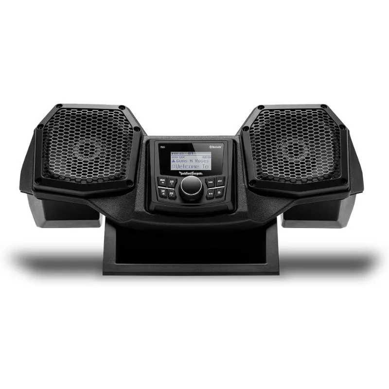 

Rockford Fosgate RNGR18-STG1 Audio Kit: All-in-One Dash Housing Pre-Installed with PMX-1 Receiver and 5.25" Speakers