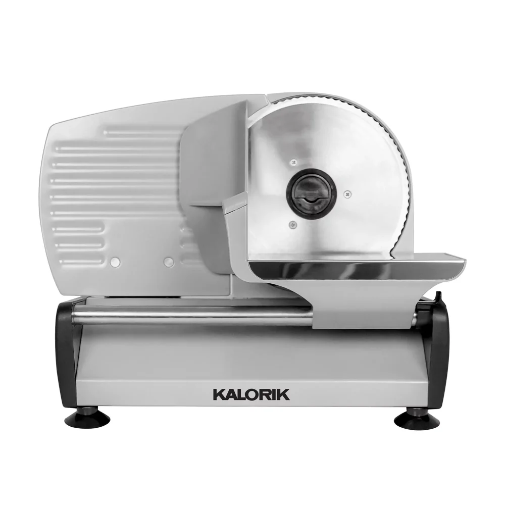 

200 Watts Professional Food Slicer Silver AS 45493 S (US Stock)