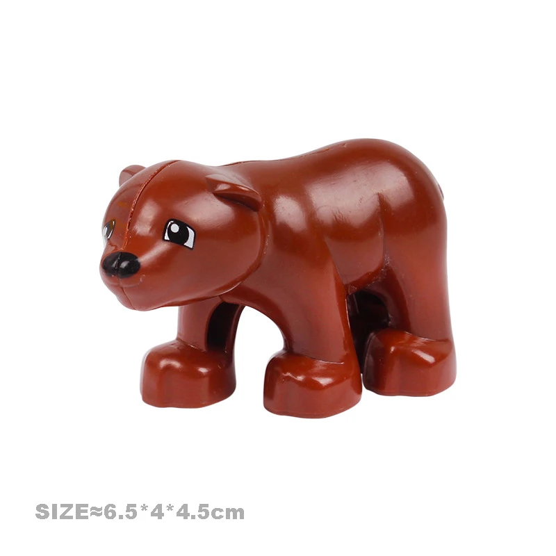 Large Farm Animal Building Block Set - Educational Assembly Toys