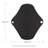 5 Pcs Black Smoothie Cotton Reusable Menstrual Pads Reusable Sanitary, Bamboo Cloth Pads For Heavy Flow Large Sanitary Pads Set 2