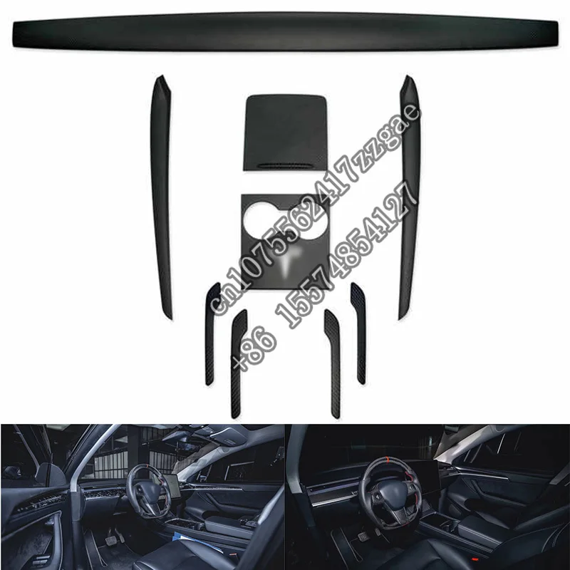 CMST style carbon fiber automotive accessories for automotive interiors suitable for  model 3/ model Y