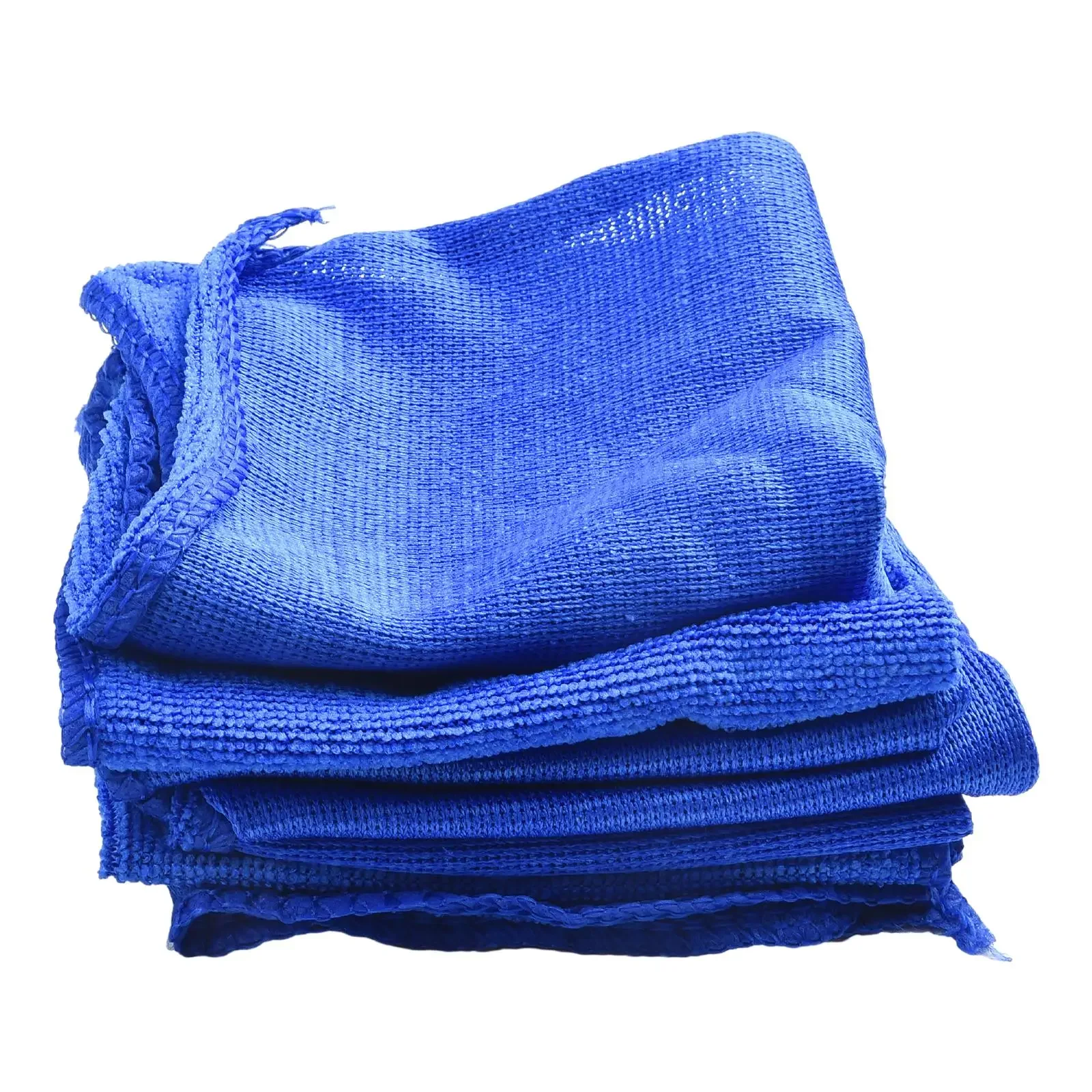 50pcs Microfiber Clean Cloth 30*30cm Water Absorbent Clean Cloth High Quality Blue Towels For Car Home Cleaning Tools Accessory