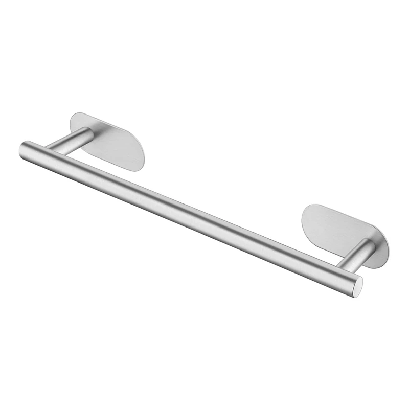 Towel Rack Stainless Steel Towel Rail Self Adhesive For Bathroom Kitchen Toilet Wall Mounted Punch-Free Installation