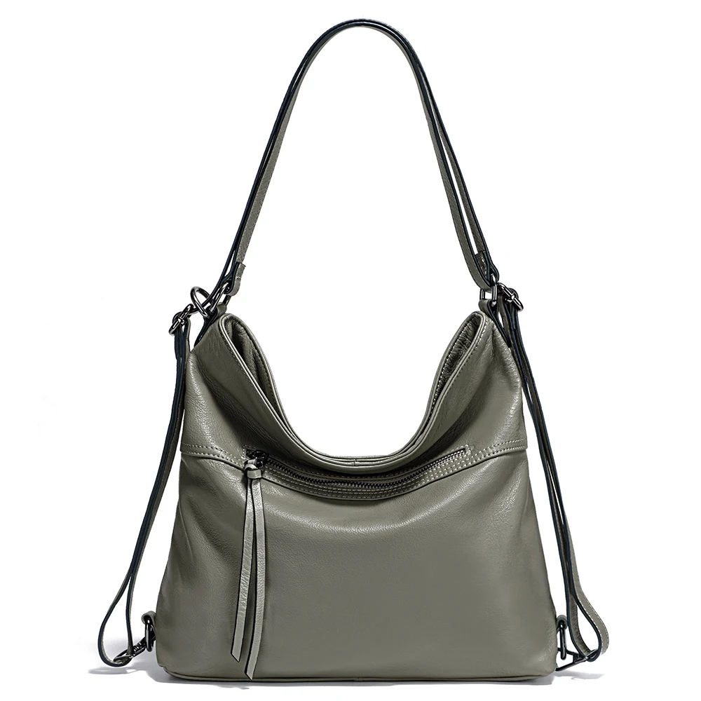 حقيبة كتف نسائية عصرية من Zency مصنوعة من الجلد ال...