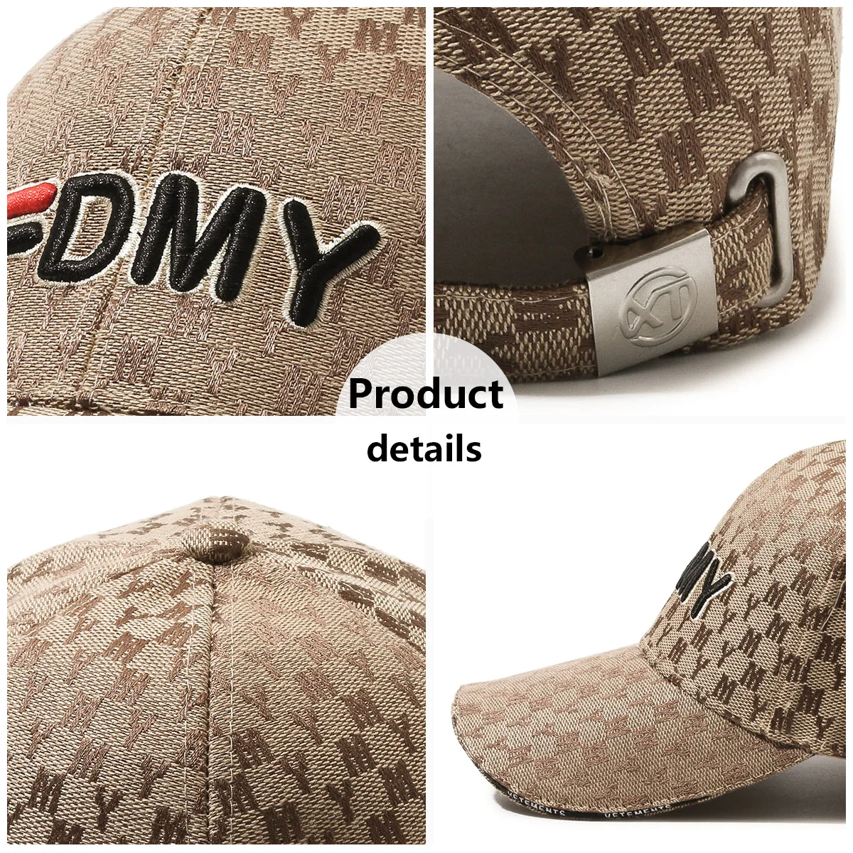 Letter Embroidered Baseball Cap Ladies Spring and Summer Outdoor Sunscreen Unisex Fdmy Hat Sports Casual Men's Hip-Hop Hat