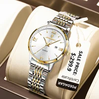 POEDAGARLuxuryWatchForWomanElegantWaterproofLuminousDateQuartzLadiesWristwatchGoldStainlessSteelWomenjpg Trendyolist