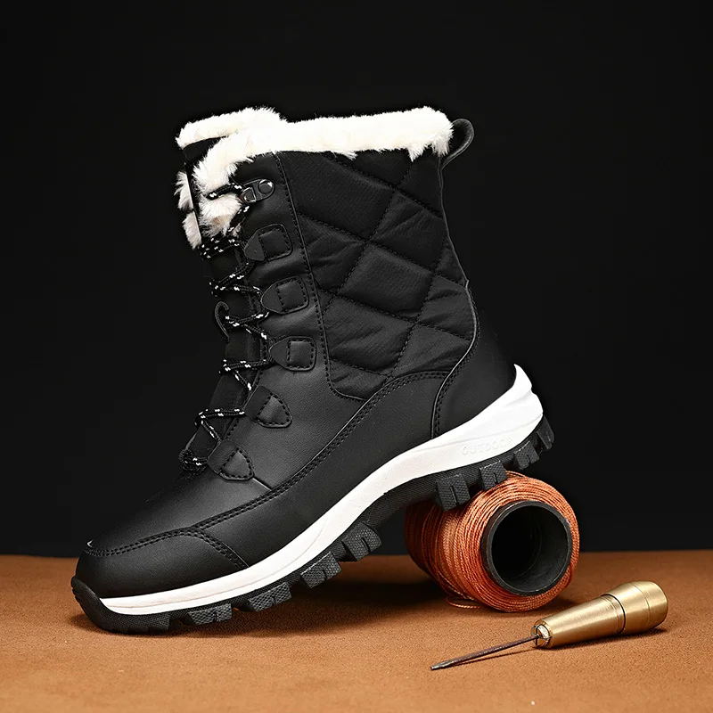 Women's Waterproof Winter Ankle Boots with Thick Fur and Non-Slip Sole 31 Sc85df2f9b87d4158b899855d7ecfecb6m Women's Waterproof Winter Ankle Boots with Thick Fur and Non-Slip Sole