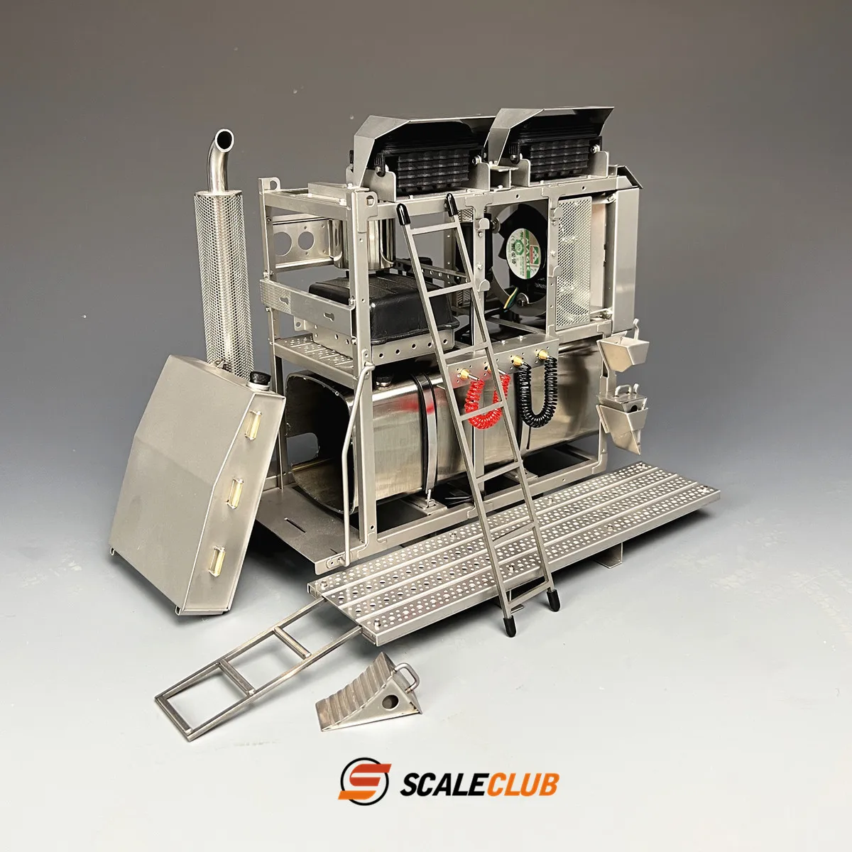 

Scaleclub Model 1/14 Truck Heavy Duty SLT Low Roof Drive Low House Upgrade Equipment Rack For Tamiya Lesu For Scania Actros