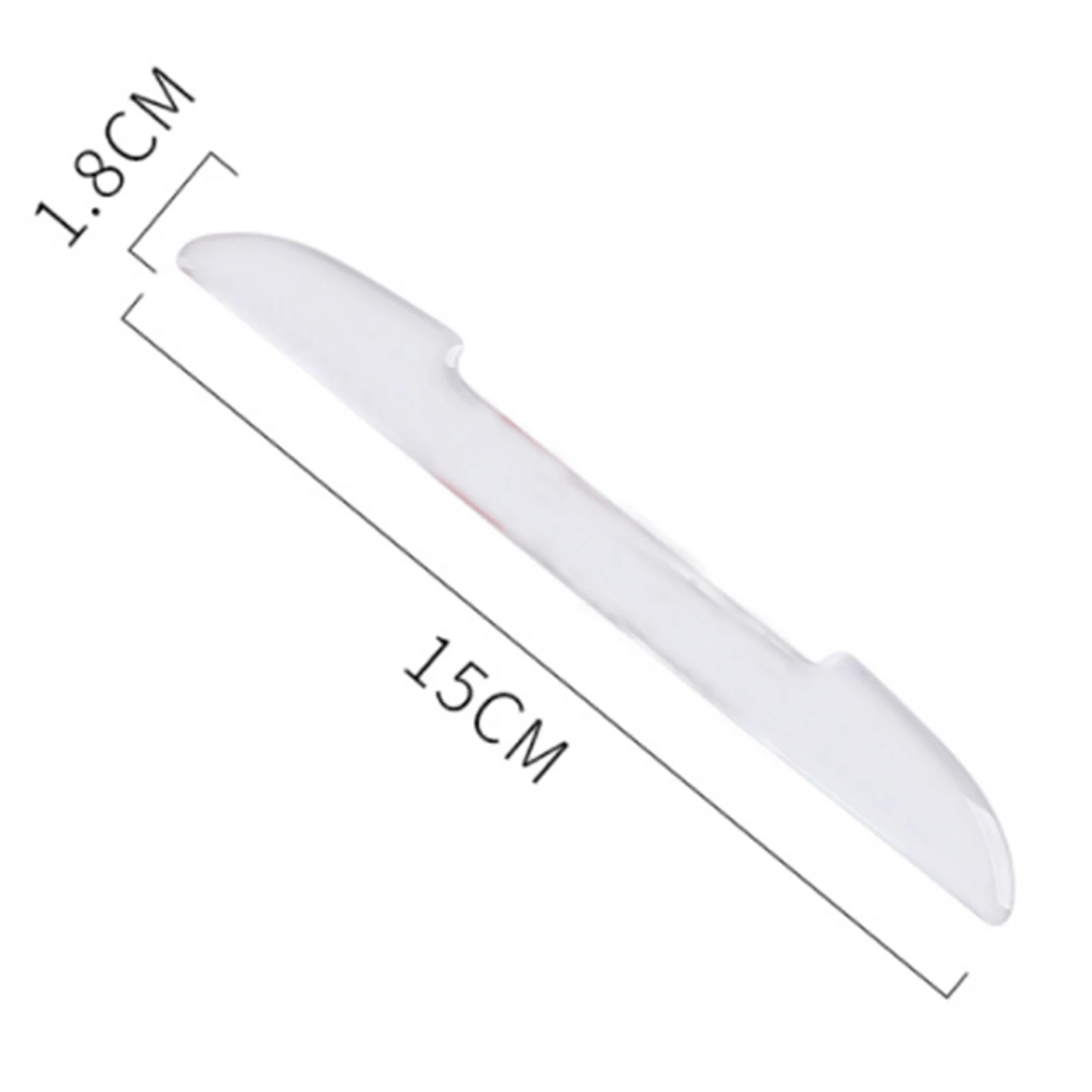 4-Piece Transparent Car Door Edge Protection Strips - Invisible Anti-Collision Stickers
