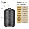 Branch Iron Art Air Humidifier Essential Oil Diffuser 100ML With Lights Ultrasound Electric Aromatherapy Diffuser 2