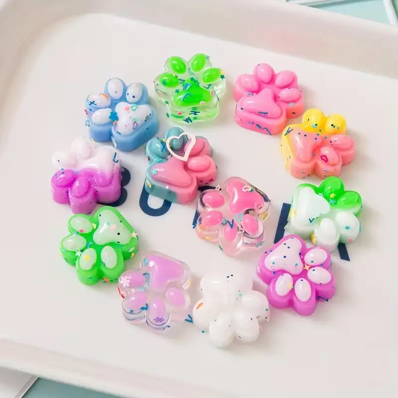 Cute Cat Claws Pinch Mini Fidget Toys 10/30/50pcs Kids Birthday Party Favors Goodie Bag Pinata Fillers Christmas Easter Gifts
