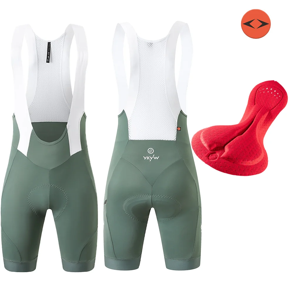 YKYWBIKE Herren-Radtrikot-Shorts aus Carvico-Gewebe mit 7-Stunden-Sitzpolsterung für Rennradfahrer – Detail 25