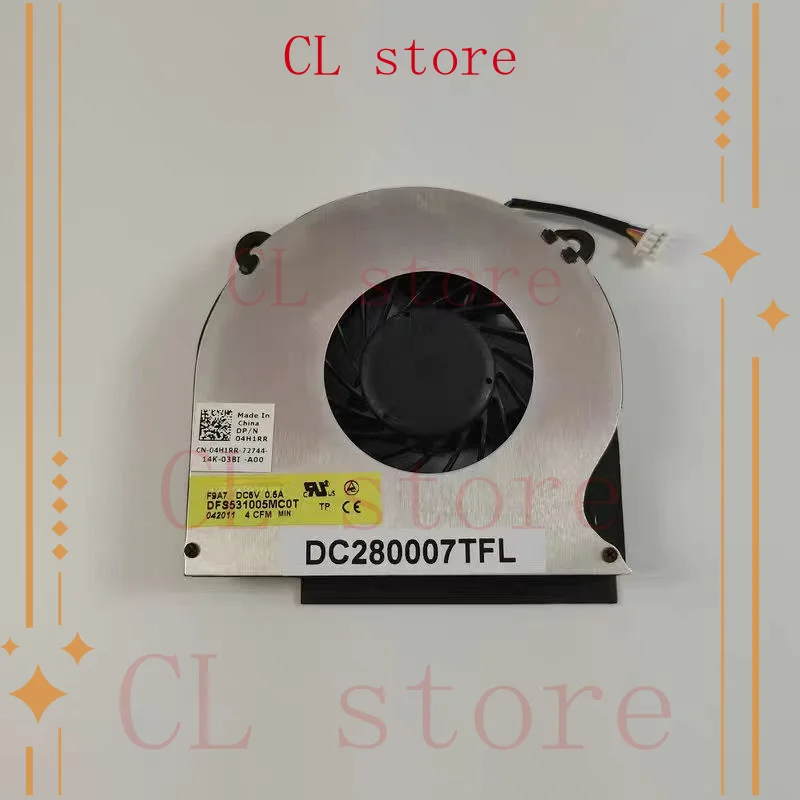 Ventola CPU Per Dell Latitude E6410 E6510 – Codice 04H1RR, Usata Ma Funzionante!