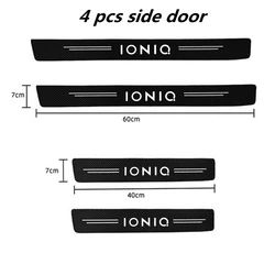 Carbon Fiber Car Door Sill Protector Strip - Anti - Scratch Sticker (4PCS Side door)